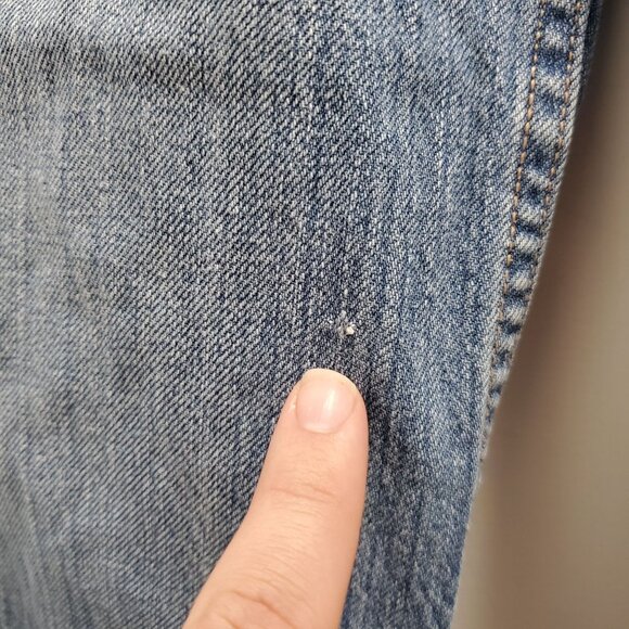 Calvin Klein Jeans Wide Straight Leg Vintage Girl's Light Wash Denim‎ Size 16 - Picture 10 of 10